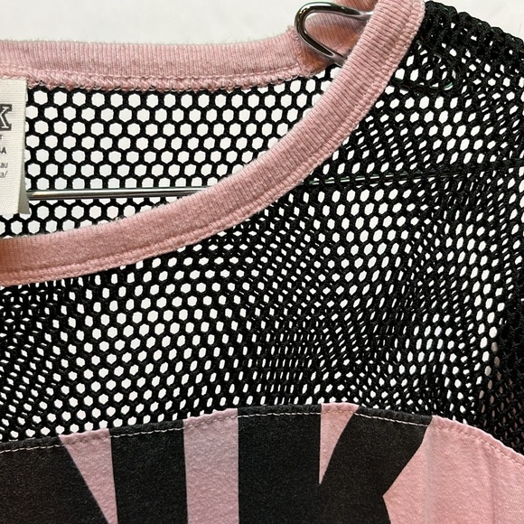 Victoria’s Secret PINK MESH BOYFRIEND JERSEY X-SMALL - Picture 7 of 8